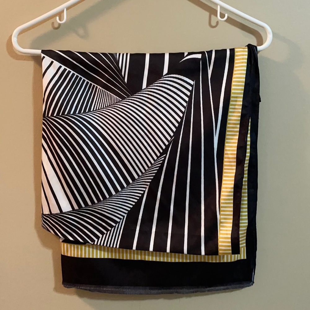 Yellow Satin scarf
